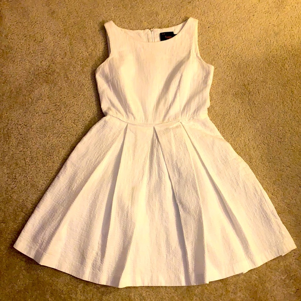 Just Taylor Summer Dress Sleveless White